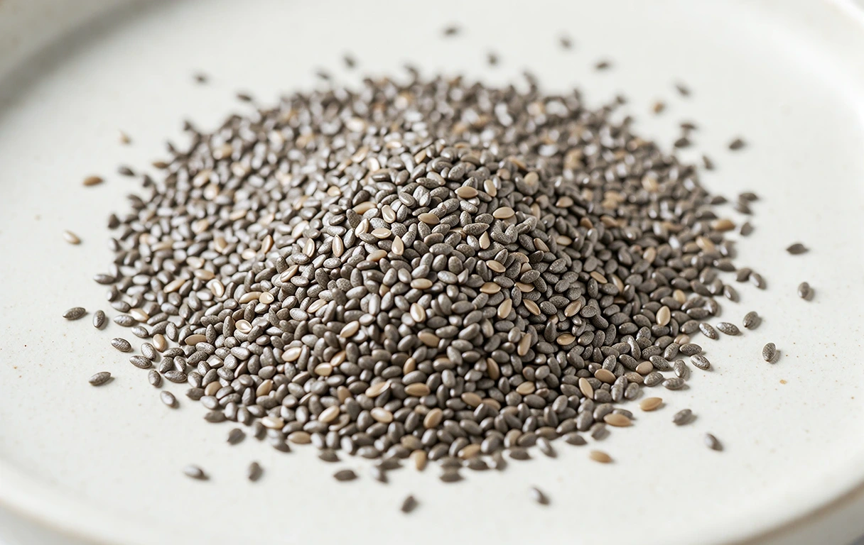 Nutritional seeds close-up
